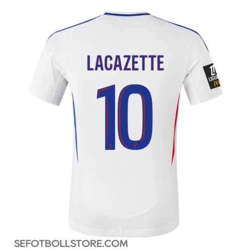 Olympique Lyonnais Alexandre Lacazette #10 Replika Hemmatröja 2024-25 Kortärmad